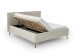 Polsterbett >Riva mit BK< Liegefläche 180x200 cm, Greige, Stellmaß: 205x112x216cm (BxHxT)