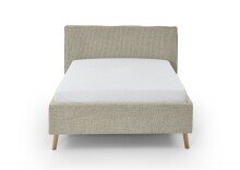 Polsterbett >Riva mit BK< Liegefläche 140x200 cm, Toffee, Stellmaß: 165x112x216cm (BxHxT)