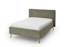 Polsterbett >Riva mit BK< Liegefläche 140x200 cm, Moss, Stellmaß: 165x112x216cm (BxHxT)