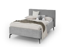 Polsterbett >Riva mit BK< Liegefläche 140x200 cm, Fog, Stellmaß: 165x112x216cm (BxHxT)