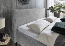 Polsterbett >Riva mit BK< Liegefläche 160x200 cm, Fog, Stellmaß: 185x112x216cm (BxHxT)