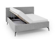 Polsterbett >Riva mit BK< Liegefläche 180x200 cm, Fog, Stellmaß: 205x112x216cm (BxHxT)