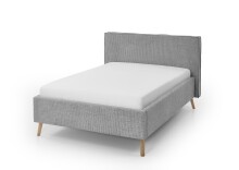 Polsterbett >Riva mit BK< Liegefläche 140x200 cm, Fog, Stellmaß: 165x112x216cm (BxHxT)