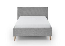 Polsterbett >Riva mit BK< Liegefläche 140x200 cm, Fog, Stellmaß: 165x112x216cm (BxHxT)