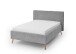 Polsterbett >Riva mit BK< Liegefläche 140x200 cm, Fog, Stellmaß: 165x112x216cm (BxHxT)