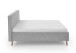 Polsterbett >Riva mit BK< Liegefläche 160x200 cm, Fog, Stellmaß: 185x112x216cm (BxHxT)