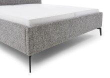 Polsterbett >Riva mit BK< Liegefläche 160x200 cm, Mouse, Stellmaß: 185x112x216cm (BxHxT)