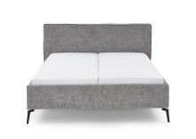 Polsterbett >Riva mit BK< Liegefläche 160x200 cm, Mouse, Stellmaß: 185x112x216cm (BxHxT)