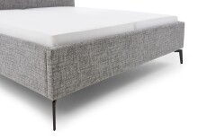 Polsterbett >Riva mit BK< Liegefläche 180x200 cm, Mouse, Stellmaß: 205x112x216cm (BxHxT)