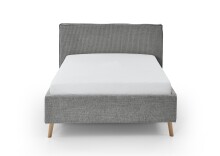 Polsterbett >Riva mit BK< Liegefläche 140x200 cm, Mouse, Stellmaß: 165x112x216cm (BxHxT)