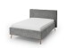 Polsterbett >Riva mit BK< Liegefläche 140x200 cm, Mouse, Stellmaß: 165x112x216cm (BxHxT)