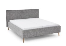 Polsterbett >Riva mit BK< Liegefläche 180x200 cm, Mouse, Stellmaß: 205x112x216cm (BxHxT)