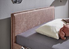 Polsterbett >Fun< Liegefläche 120x200cm, City Rose, Stellmaß: 133x90x215cm (BxHxT)