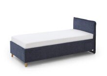 Polsterbett >Fun< Liegefläche 90x200cm, City Dunkelblau, Stellmaß: 103x90x215cm (BxHxT)