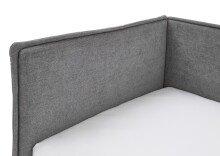 Polsterliege >Fun< Liegefläche 90x200cm, City Grau, Stellmaß: 103x90x215cm (BxHxT)