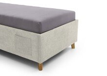 Polsterbett >Fun mit BK< Liegefläche 90x200cm, City Beige, Stellmaß: 103x90x215cm (BxHxT)