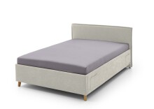 Polsterbett >Fun mit BK< Liegefläche 120x200cm, City Beige, Stellmaß: 133x90x215cm (BxHxT)