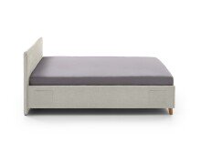 Polsterbett >Fun mit BK< Liegefläche 120x200cm, City Beige, Stellmaß: 133x90x215cm (BxHxT)