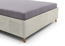 Polsterbett >Fun mit BK< Liegefläche 140x200cm, City Beige, Stellmaß: 153x90x215cm (BxHxT)