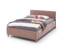 Polsterbett >Fun mit BK< Liegefläche 120x200cm, City Rose, Stellmaß: 133x90x215cm (BxHxT)