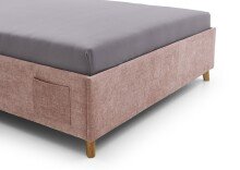 Polsterbett >Fun mit BK< Liegefläche 120x200cm, City Rose, Stellmaß: 133x90x215cm (BxHxT)