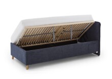 Polsterbett >Fun mit BK< Liegefläche 90x200cm, Dunkelblau Stellmaß: 103x90x215cm (BxHxT)