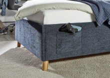 Polsterbett >Fun mit BK< Liegefläche 90x200cm, Dunkelblau Stellmaß: 103x90x215cm (BxHxT)