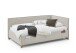Polsterliege >Fun mit BK< Liegefläche 90x200cm, City Beige, Stellmaß: 103x90x215cm (BxHxT)