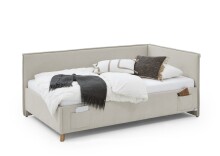 Polsterliege >Fun mit BK< Liegefläche 120x200cm, City Beige, Stellmaß: 133x90x215cm (BxHxT)