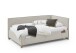 Polsterliege >Fun mit BK< Liegefläche 120x200cm, City Beige, Stellmaß: 133x90x215cm (BxHxT)