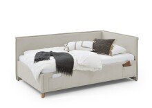 Polsterliege >Fun mit BK< Liegefläche 140x200cm, City Beige, Stellmaß: 153x90x215cm (BxHxT)