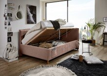 Polsterliege >Fun mit BK< Liegefläche 90x200cm, City Rose, Stellmaß: 103x90x215cm (BxHxT)