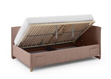 Polsterliege >Fun mit BK< Liegefläche 120x200cm, City Rose, Stellmaß: 133x90x215cm (BxHxT)