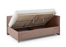 Polsterliege >Fun mit BK< Liegefläche 140x200cm, City Rose, Stellmaß: 153x90x215cm (BxHxT)