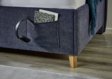 Polsterliege >Fun mit BK< Liegefläche 90x200cm, Dunkelblau, Stellmaß: 103x90x215cm (BxHxT)