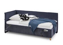 Polsterliege >Fun mit BK< Liegefläche 140x200cm, Dunkelblau, Stellmaß: 153x90x215cm (BxHxT)