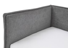 Polsterliege >Fun mit BK< Liegefläche 120x200cm, City Grau, Stellmaß: 133x90x215cm (BxHxT)