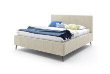 Polsterbett >Lizzano mit BK< Liegefläche 160x200cm, beige, Stellmaß: 178x115x219cm (BxHxT)