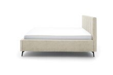 Polsterbett >Lizzano mit BK< Liegefläche 160x200cm, beige, Stellmaß: 178x115x219cm (BxHxT)
