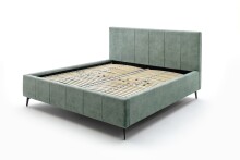 Polsterbett >Lizzano mit BK< Liegefläche 160x200cm, grün, Stellmaß: 178x115x219cm (BxHxT)