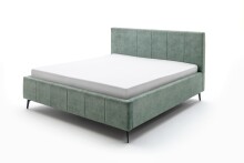 Polsterbett >Lizzano mit BK< Liegefläche 160x200cm, grün, Stellmaß: 178x115x219cm (BxHxT)