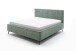 Polsterbett >Lizzano mit BK< Liegefläche 180x200cm, grün, Stellmaß: 198x115x219cm (BxHxT)