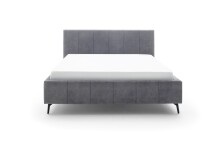 Polsterbett >Lizzano mit BK< Liegefläche 180x200cm, anthrazit, Stellmaß: 198x115x219cm (BxHxT)
