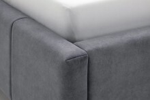 Polsterbett >Lizzano mit BK< Liegefläche 180x200cm, anthrazit, Stellmaß: 198x115x219cm (BxHxT)