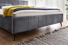 Polsterbett >Lizzano mit BK< Liegefläche 180x200cm, anthrazit, Stellmaß: 198x115x219cm (BxHxT)