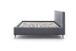 Polsterbett >Lizzano mit BK< Liegefläche 180x200cm, anthrazit, Stellmaß: 198x115x219cm (BxHxT)