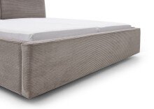 Polsterbett >Magnum< Liegefläche 160x200cm, taupe, Stellmaß: 192x95x229cm (BxHxT)