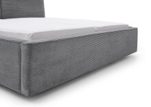 Polsterbett >Magnum< Liegefläche 160x200cm, grau, Stellmaß: 192x95x229cm (BxHxT)