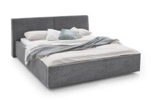 Polsterbett >Magnum< Liegefläche 180x200cm, grau, Stellmaß: 212x95x229cm (BxHxT)