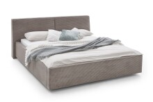 Polsterbett >Magnum mit BK< Liegefläche 160x200cm, taupe, Stellmaß: 192x95x229cm (BxHxT)
